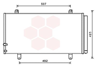 VAN WEZEL Kondensaator,kliimaseade 53005698